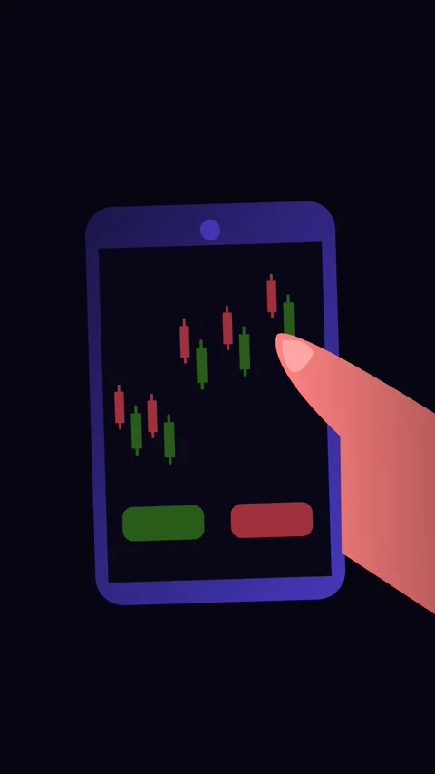 Online trading Stock Footage 296696996