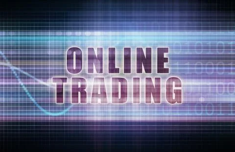 Online Trading Stock Illustration