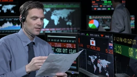 Online trading services  Stock Footage 199635229