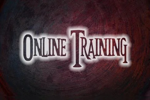 Online training concept Stock Illustration