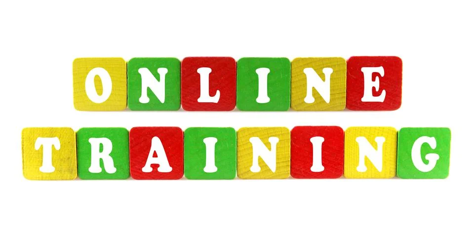 Online training concept Stock Photos