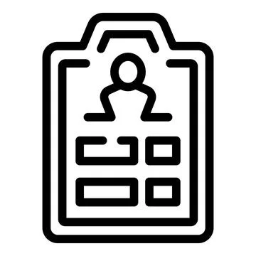 Online training icon outline vector. Seminar course Stockillustratie