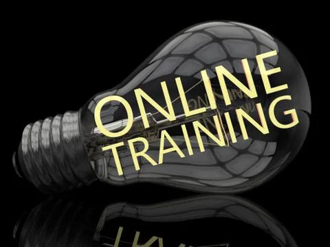 Online Training Stock Illustration