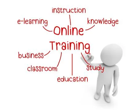 Online training Illustration