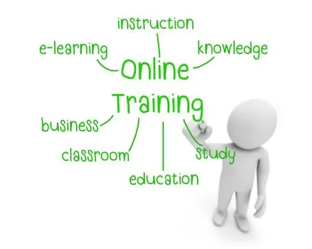 Online training Illustration