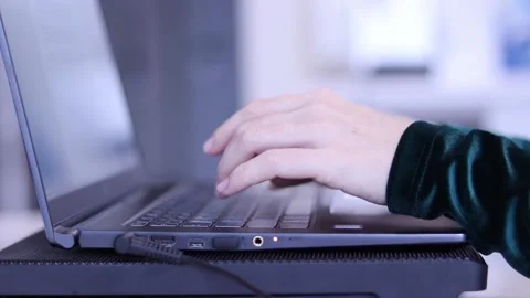 Online training or remote work Stock Footage 169104474