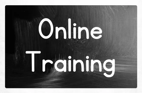 Online training Stock Photos