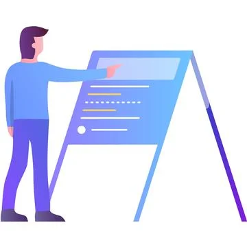 Online training vector icon school course study Stockillustratie