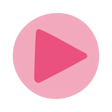 Online training, video player button education and courses learning digital Illustrazione stock