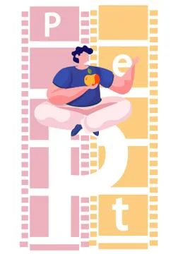 Online university class, video tutorial, exam preparation, distance grammar Illustrazione stock