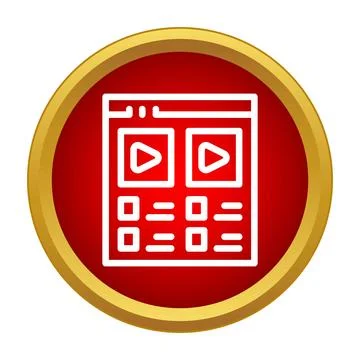 Online video content streaming for e learning courses イラスト素材