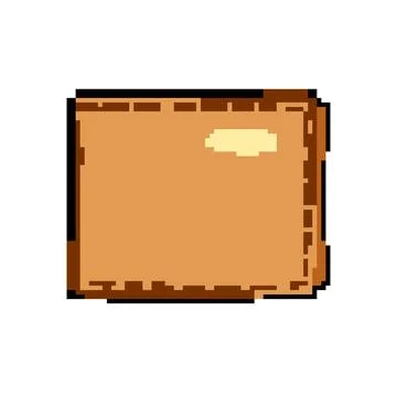 Online wallet pixel art vector illustration Illustrazione stock