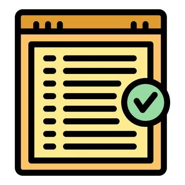 Online web form icon vector flat Illustrazione stock