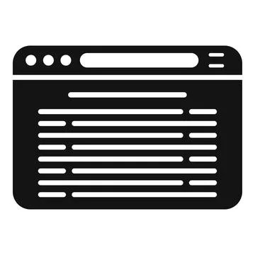 Online web page icon simple vector. People course Stockillustratie