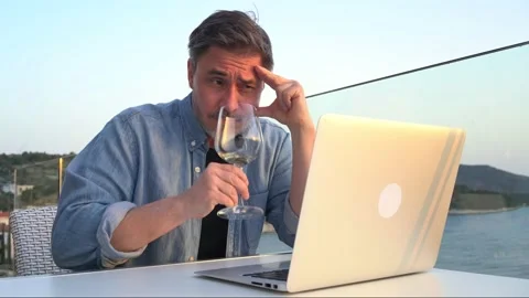 Online wine tasting Stock Footage 150188755