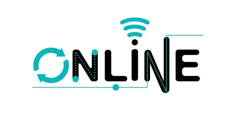 Online word animation: digital network connection, wireless Internet Stock Footage 130097285