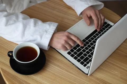 Online work Stock Photos