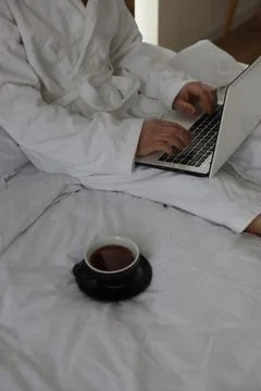 Online work Stock Photos