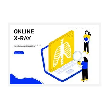 Online X Ray Stock Illustration