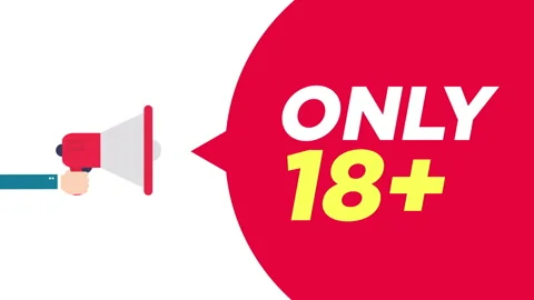 Only 18+ Announcement Stock Footage 178269157