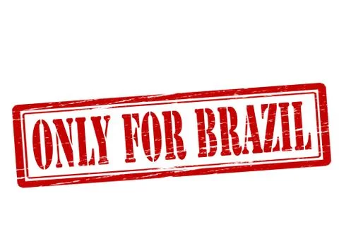 Only for Brazil Stock Illustration