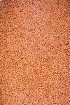 Only an expanse of lentils in pattern Stock Photos
