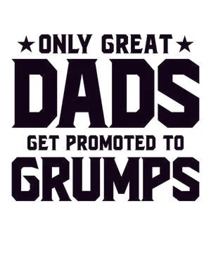 Only Great Dads Get Promoted To Grumps Stock Illustration