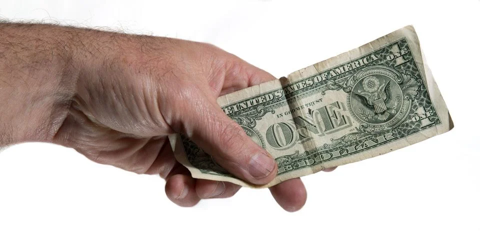 Only One Dollar Foto stock