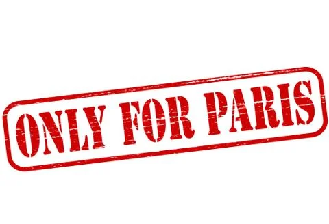 Only for Paris 스톡 일러스트