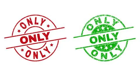 ONLY Round Badges Using Distress Style 스톡 일러스트