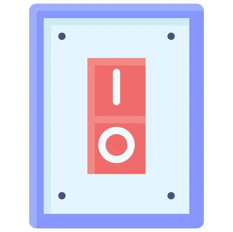 Onoff Switch icon, Earth Day related vector Stock Illustration