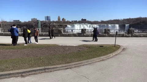 Ontario, Can, March 30 2020 COVID 19 pandemic scenes in Ontario Stock Footage 343569005