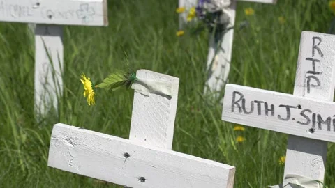 Ontario, Can, March 30 2020 COVID 19 pandemic scenes in Ontario Stock Footage 343578366