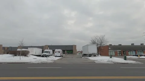 Ontario, Can, March 30 2020 COVID 19 Very empty pandemic scenes in Ontario Stock Footage 343666822