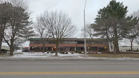 Ontario, Can, March 30 2020 COVID 19 Very empty pandemic scenes in Ontario Video stock 343666877