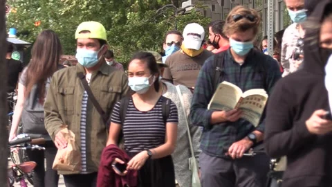 Ontario, Can, March 30 2020 Empty Streets During COVID-19 Pandemic Lockdown Stock Footage 343786953