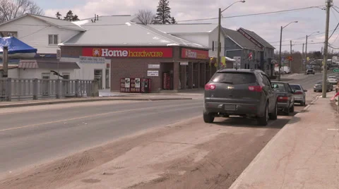 Ontario spring flood Stock Footage 37260954