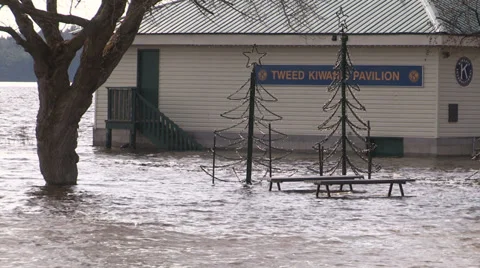 Ontario spring flood Stock Footage 37263171