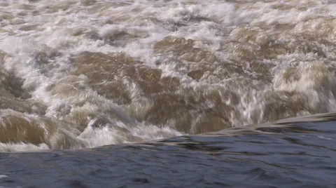 Ontario spring flood Stock Footage 37264573