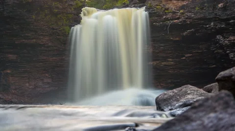 Ontario Waterfall Time Lapse 4k High Stock Footage 56337319