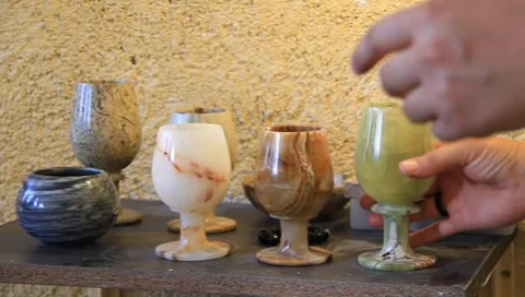 Onyx ware Stock Footage 7754646