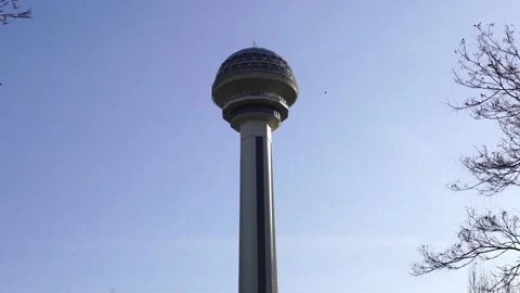 Oom to Atakule tower Stock Footage 157120893