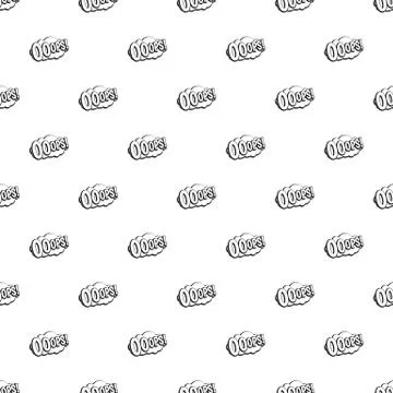 OOOPS, comic book explosion pattern vector Stock Illustration