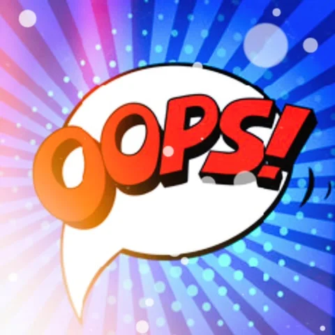 Oops! Comic Bubble Vector Animation Stock Footage 259335147