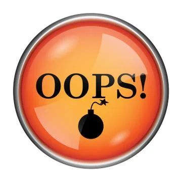 Oops icon Stock-Illustration