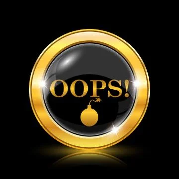 Oops icon Stock-Illustration