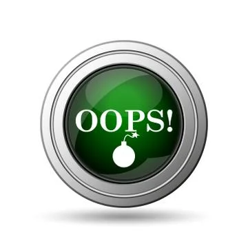 Oops icon Stock-Illustration