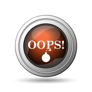 Oops icon Stock-Illustration