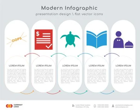 Oops infographics design Stock-Illustration