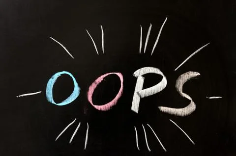 Oops Stock Photos